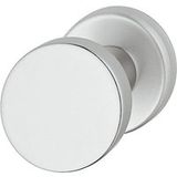 Häfele poignée de porte en aluminium sur rosaces fixes, anodisé, argenté