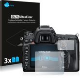 Savvies Screenprotector voor Nikon D7000 - Folie Beschermfolie transparant 6 Stuks