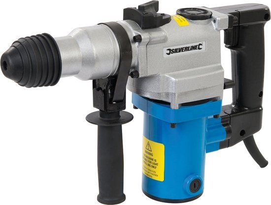 Silverline 850W SDS-Plus Boorhamer - Incl. Koffer & Borenset