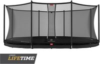 Berg Grand Favorit trampoline InGround 520 cm zwart + Safety Net Comfort