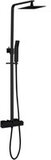 Best Design Black-York Thermostatic Shower Set - Matte Black