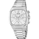 Jaguar J1048/1 Heren Polshorloge Chronograaf Zilverkleurig Staal Saffierglas 5 ATM