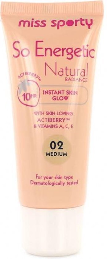 Miss Sporty So Energetic Natural Radiance Foundation - 02 Medium