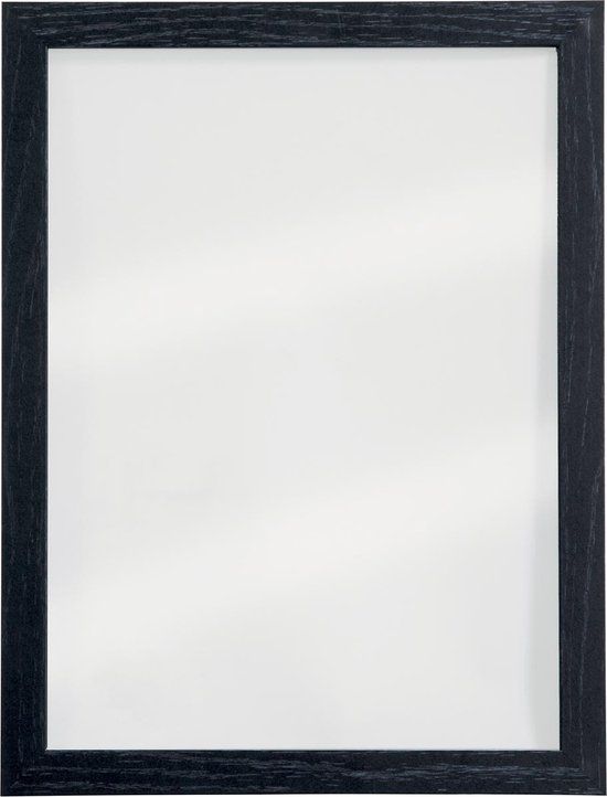 Securit Krijtbord Woody, transparant met zwarte randen, 30 x 40 cm, hout