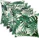 vidaXL Kussensloop - 6 stuks - Bladpatroon - 35 x 35 cm - Polyester