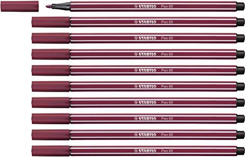 Stabilo Premium Viltstift - Pen 68 - 10 stuks - heide paars