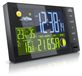 Bearware Funkweerstation met Buitensensor, Kleurendisplay, Radio-klok en Weersvoorspelling, Zwart