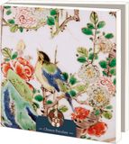 Bekking & Blitz Kaartenmapje met 10 kaarten en enveloppen, vierkant Kaartenmapje: Chinese Porcelain, Kasteel De Haar
