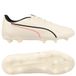 Puma Chaussures de football unisexe King 20 Play FG/AG, SUGARED Almond Black-Ultra Red, 42 EU