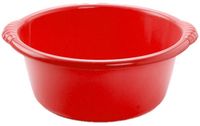 PLASTICFORTE Afwasbak teil - Set van 2 stuks - Kunststof - Rond - 10 liter - Rood