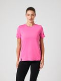 Björn Borg Sportshirt Dames Trainingshirt Korte Mouw - Gerecycled Polyester - Roze - Maat M