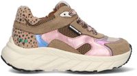 BunniesJR Meisjes Lage Sneakers Roze Leer Veters