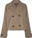 PIECES - Dames PCSCARLETT LS SHORT TRENCHCOAT NOOS BC - Korte Trenchcoat - Polyester - Maat XS - Bruin