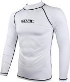Seac T-Sun Long Rashguard Heren Lange Mouw Polyester Wit XXL