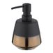 WENKO Brandol Zeepdispenser Zwart/Brons Keramiek 450ml