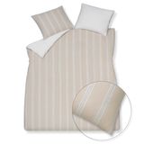 Vandyck Dekbedovertrek PURE 91 stone Lits-jumeaux XL (260x240)