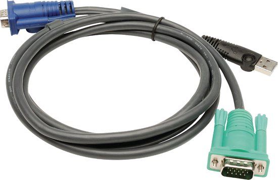 Aten 2L-5202U USB KVM Cable - 1,8 meter - Zwart