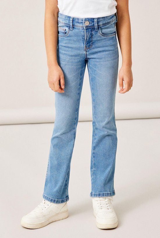 NAME IT NKFPOLLY SKINNY BOOT JEANS - Meisjes - Maat 140 - Medium Blue Denim