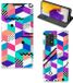B2Ctelecom Samsung Galaxy A72 (5G/4G) Book Case Kunstleer/TPU Geometrisch patroon