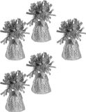 Haza Ballon gewichtjes - 5x - zilver - 170 gram