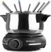 Orbegozo FDR 14 Elektrische fondue voor 8 personen, 1,4 liter, kaas, chocolade en vlees, temperatuurregelaar, spatbescherming, afneembare kookpan, roestvrij staal, 1500 W