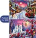 Bluebird Puzzle Puzzle de Noël 2-en-1 - 500 pièces - multicolore