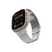 Spigen AMP07224 Sleek Link Band Zilver Roestvrijstaal
