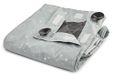 Snooze PortaBlind, Draagbaar Kinderen Baby Verduisterend Gordijn Blind in Grijs (100 x 130 x 0,5 cm)