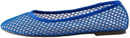 Next - Dames - Forever Comfort® ballerina's met ronde neus en mesh - Blauw