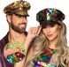 Boland Pet kapitein Rainbow switch Multi - 58 - Volwassenen - Unisex - Glitter and Glamour