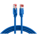 Draka Patchkabel RJ45 Patchkabel Cat.6A S/FTP LSZH, UC900 TM21 blau 2m - 1 VPE = 5 Stück