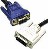 CablesToGo C2G Cbl/2M DVI A Male TO HD15 FeMale EXT - 0757120812166