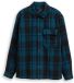Tom Tailor Denim Overshirtjas in woloptiek - Maat L - deep pond green dark check