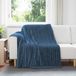 vidaXL - Dekentjes - 6 stuks - Marineblauw - 200 x 150 cm - Fleece