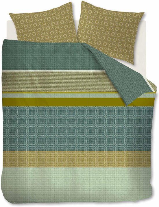 Beddinghouse Birger Dekbedovertrek - 240 x 200/220 cm - groen