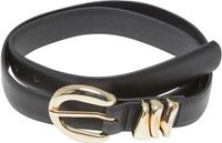 Urban Classics Chunky Multiple Loop Riem L/XL Zwart/Goud