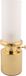 Leitmotiv Tafellamp Camp LED - Goud - 9x9x29.5cm - Scandinavisch
