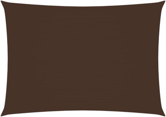 vidaXL Zonnescherm rechthoekig 3,5x5 m Oxford stof bruin