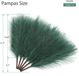 Ibenzoa® Belle Herbe de Pampa Artificielle pour Décoration de Printemps et Fêtes Bohèmes - 45cm - Lot de 6 Tiges - Vert