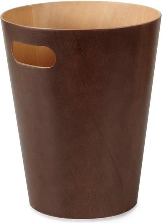 Umbra Woodrow - Papierbak - 7.5 Liter - Espresso