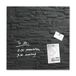 Sigel GL169 premium glazen magneetbord artverum natuur-hout, houtlook, 48 x 48 cm