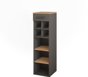 Vicco Repose Wijnrek – 30 x 106 cm Eik goud/antraciet