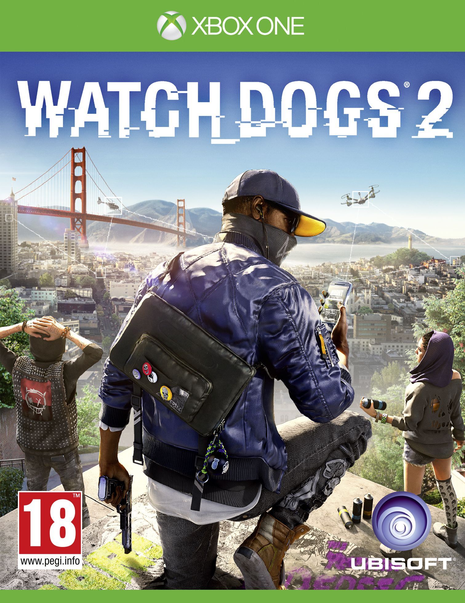 Ubisoft Watch Dogs 2, Xbox One Basis Frans Xbox One
