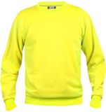 Clique Basic Roundneck 021030 - Signaal-geel - XXL