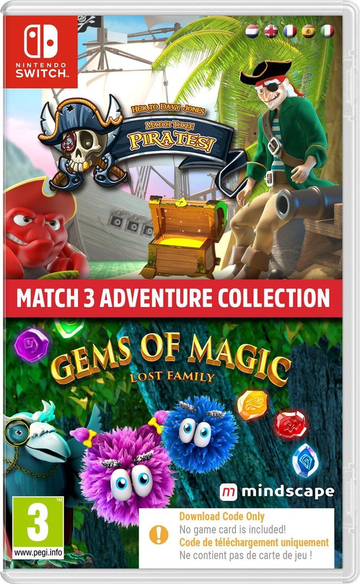 Mindscape Match 3 Adventure Collection - Nintendo Switch - Code in a Box