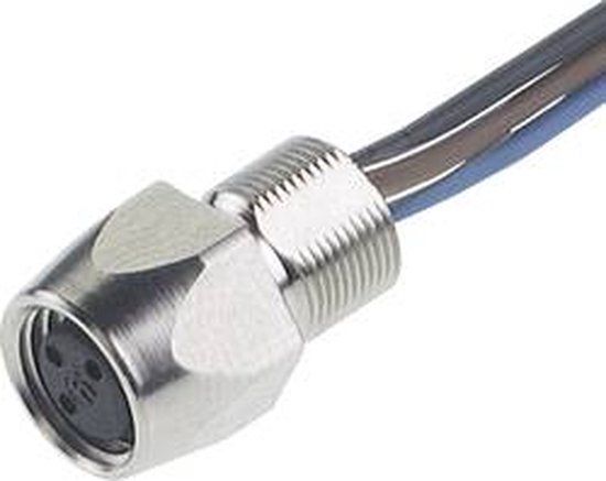 Hirschmann 935 980-000 Sensor/actuator inbouwconnector M8 3-polig 0.50 m Zwart