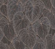 Living Walls BLADEREN BEHANG | Botanisch - Bruin Zwart Goud - Daniel Hechter 7