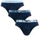 Emporio Armani 3P herenslips combi blauw II