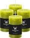 Wiedemann Cilinderkaars/stompkaars - Lichtgroen - 4 stuks