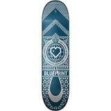 Blueprint Home Heart Skate Board (20 cm - Blauw)